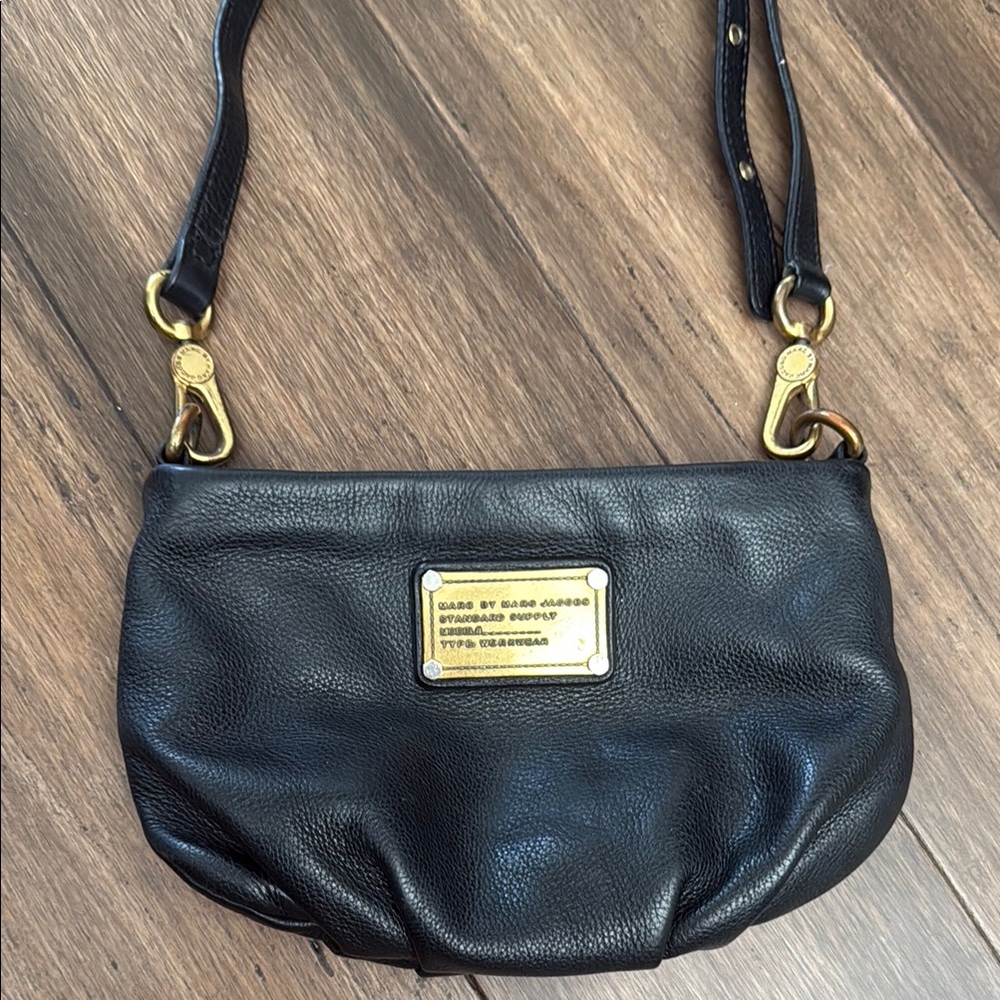 Marc by Marc Jacobs Black Leather Crossbody Bag